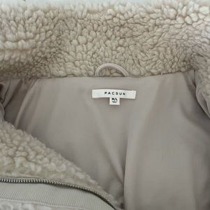 oversized pacsun sherpa jacket